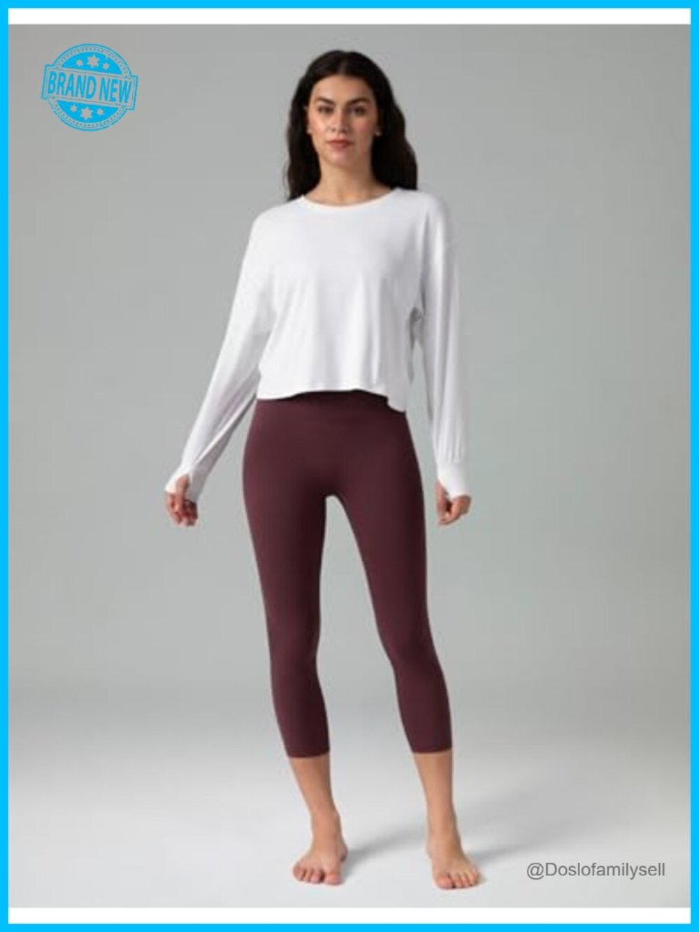 Colorfulkoala No Front Seam Leggings Yoga Geometric Cardigan Fleece Lined - Picture 2 of 5